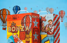 Retro Boxed Wine Branding