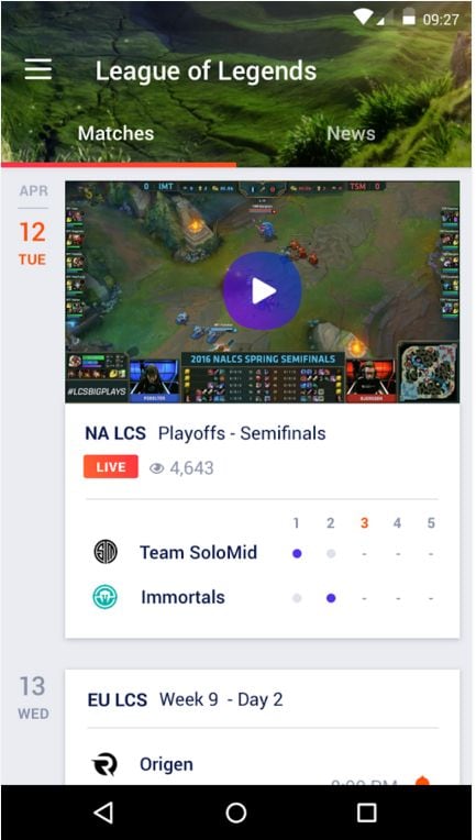 Competitive Gaming News Apps