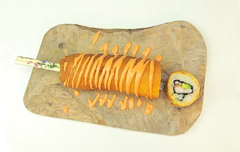 Hybrid Sushi Corndogs