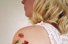 Botanical Tattoo Decals