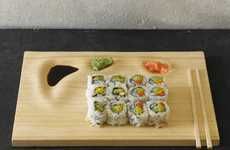 Sculpted All-in-One Sushi Trays