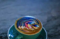 Technicolor Latte Art