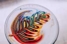Colorful Rainbow Coffees
