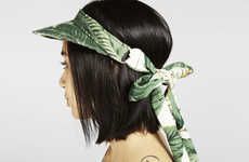 Leafy Lace-Up Visors