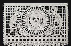 Macabre Perforated Paper Art