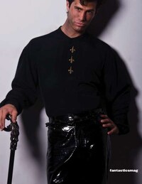 Butch Men in Delicate Baroque Fashion Image 4
