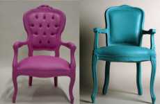 Vibrant Faux Leather Furniture