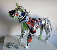 Canines Fashioned From Footwear Image 2