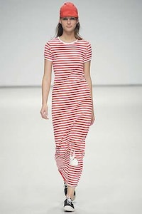 Red Runway Fashion Image 7