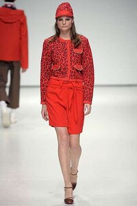 Red Runway Fashion Image 8