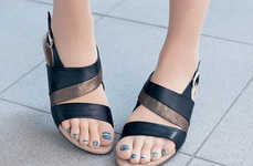 Painted Toenail Tights