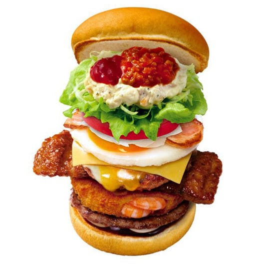 Gigantic Japanese Burger Creations