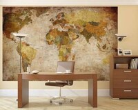 Vintage Topography Wall Art Image 4
