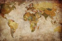 Vintage Topography Wall Art Image 5