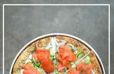 Lox-Topped Pizzas