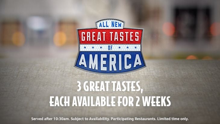 America-Themed Burger Menus