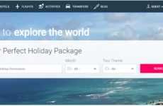 Customizable Holiday Booking Websites