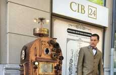 Steampunk-Style ATMs