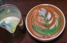 Rainbow Latte Art