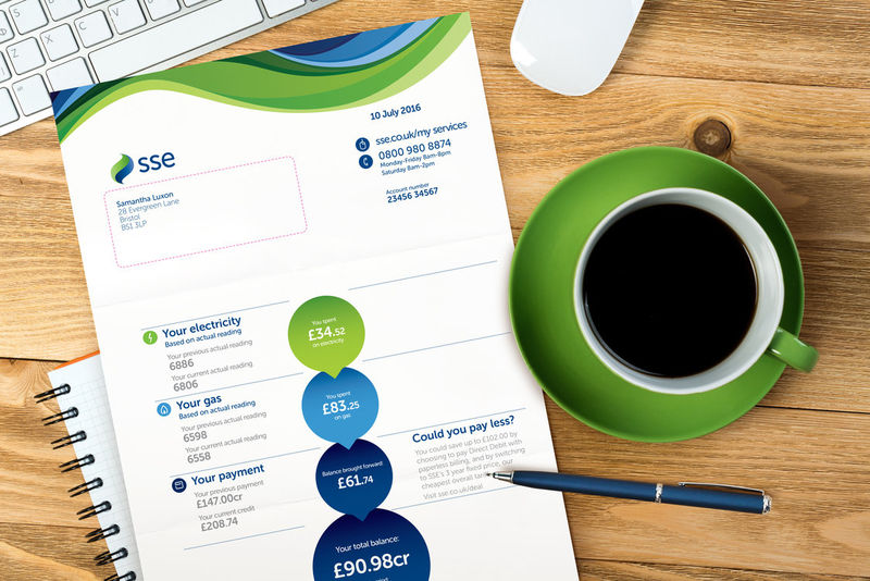 Graphic Utility Bills