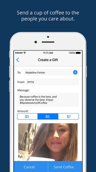 Charitable Coffee-Gifting Apps