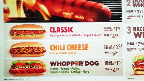Hamburger-Inspired Hot Dogs