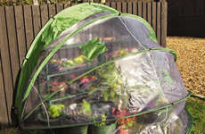 Spiraled Pop-Up Greenhouses