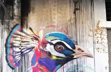 Captivating Avian Street Art