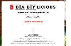Mother-Baby Dining Events