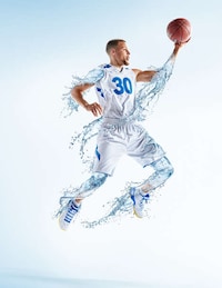 Basketball-Inspired Water Ads Image 5