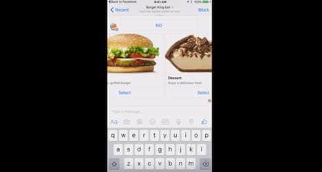 Burger-Ordering Chatbots