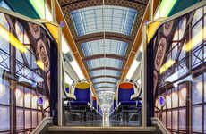 Impressionist Art Train Rides