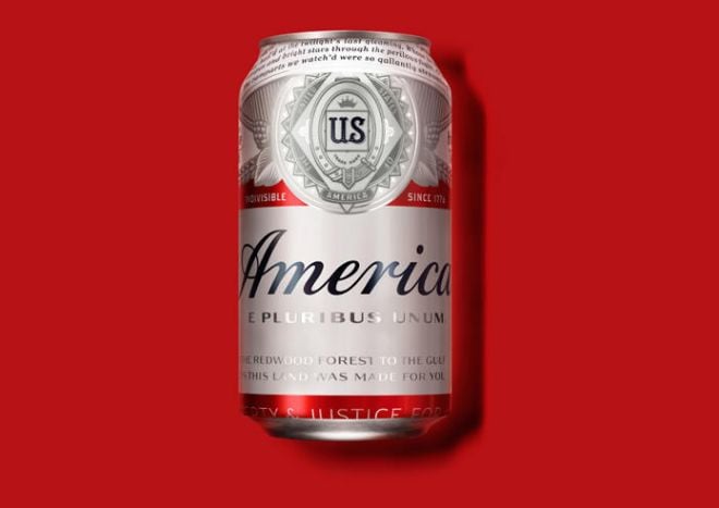 Patriotic Beer Rebrandings