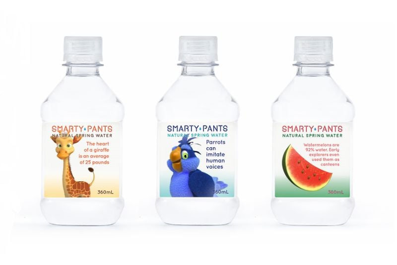 Child-Targeting Water Bottles