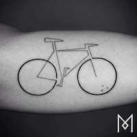 Minimalistic One Line Tattoos Image 6