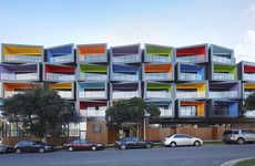 Technicolor Apartment Buildings