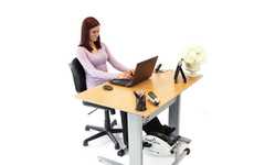 Exercising Desk Footrests