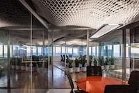 Meshed Cloud Office Ceilings Image 2