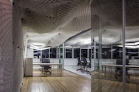 Meshed Cloud Office Ceilings Image 3