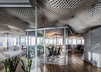 Meshed Cloud Office Ceilings Image 4