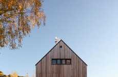 Subtly Cantilevered Houses
