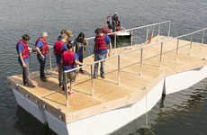 Floating Pedestrian Bridges