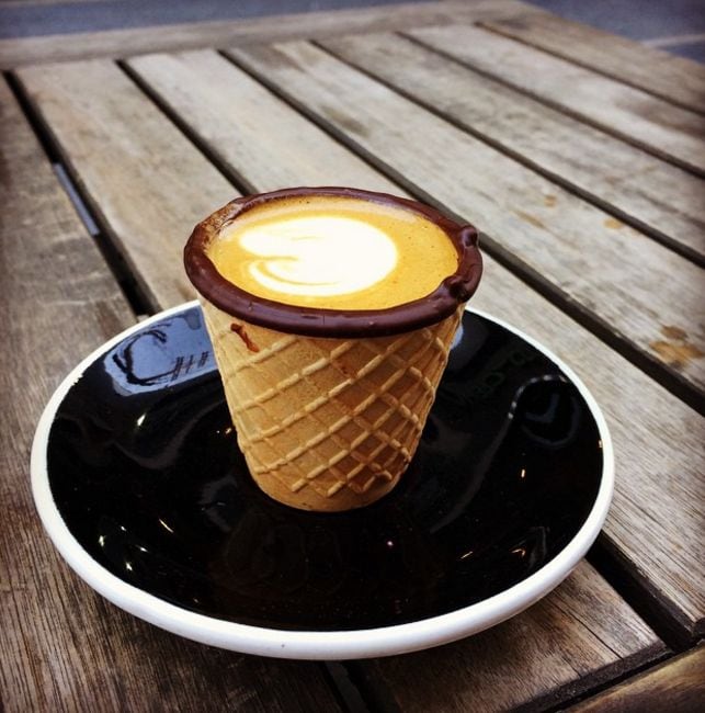 Edible Coffee Cones