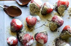 Stuffed Strawberry S'mores