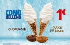 Syrup-Filled Cones