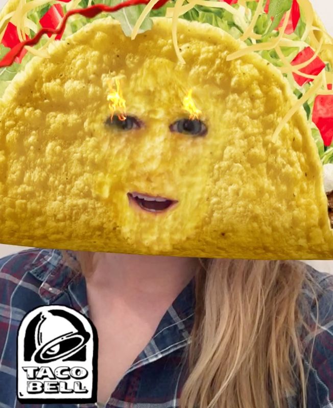 Taco Mask Snapchat Lenses