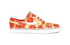 Pizza-Printed Sneakers