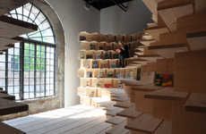 Climbable Bookshelf Exhibits