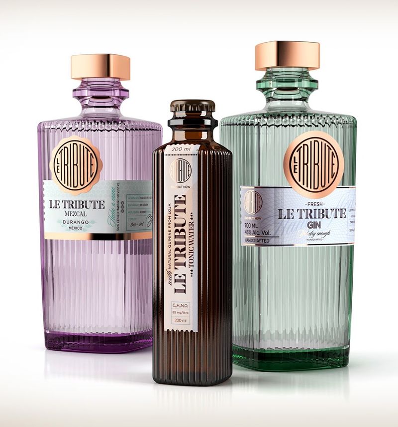 Art Deco Alcohol Packaging