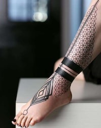 Geometrical Tribal Tattoos Image 4